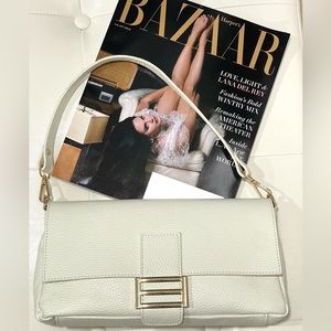 Divina Firenze Italy leather baguette bag